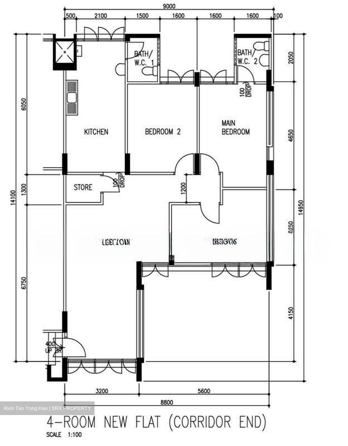 Blk 228 Tampines Street 23 (Tampines), HDB 4 Rooms #568822411